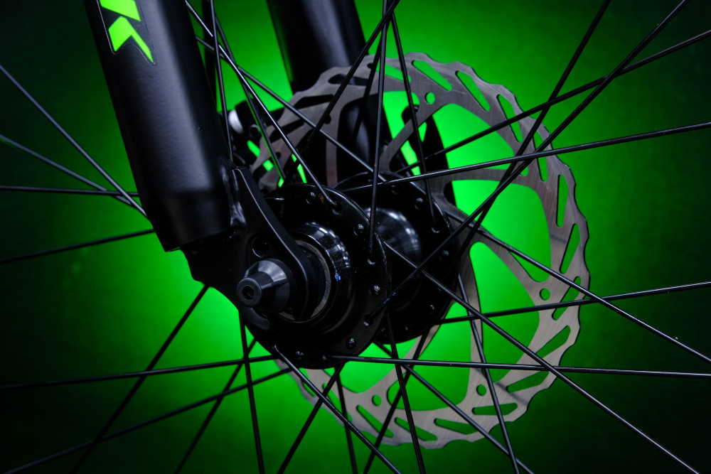 Lorak MAX 200 Матовый Чёрный/Зелёный 21р (на рост 183-190)