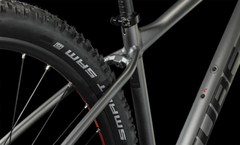CUBE Aim EX 29 Серый/Красный рама 22 (на рост 185-195)