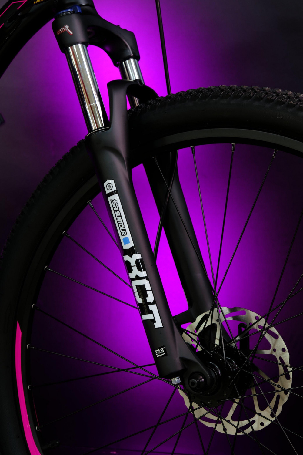 LORAK GLORY 300 8 sp Матовый Чёрный/Розовый 15р (на рост 141-160)